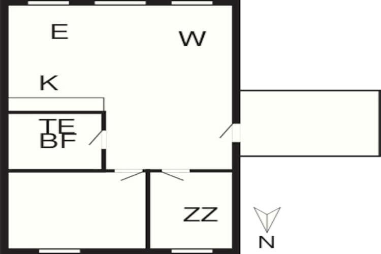 4 Person Holiday Home In R M Sønderby エクステリア 写真